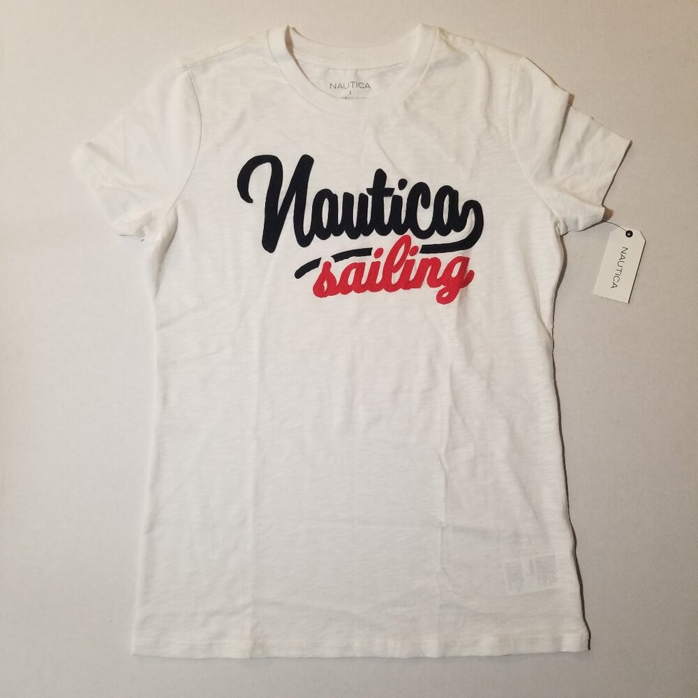Nautica White Sailing T-shirt Size: Small (NWT)